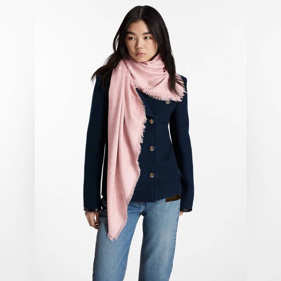 Monogram Shine shawl / scarf Louis Vuitton LV - Picture 1 of 12